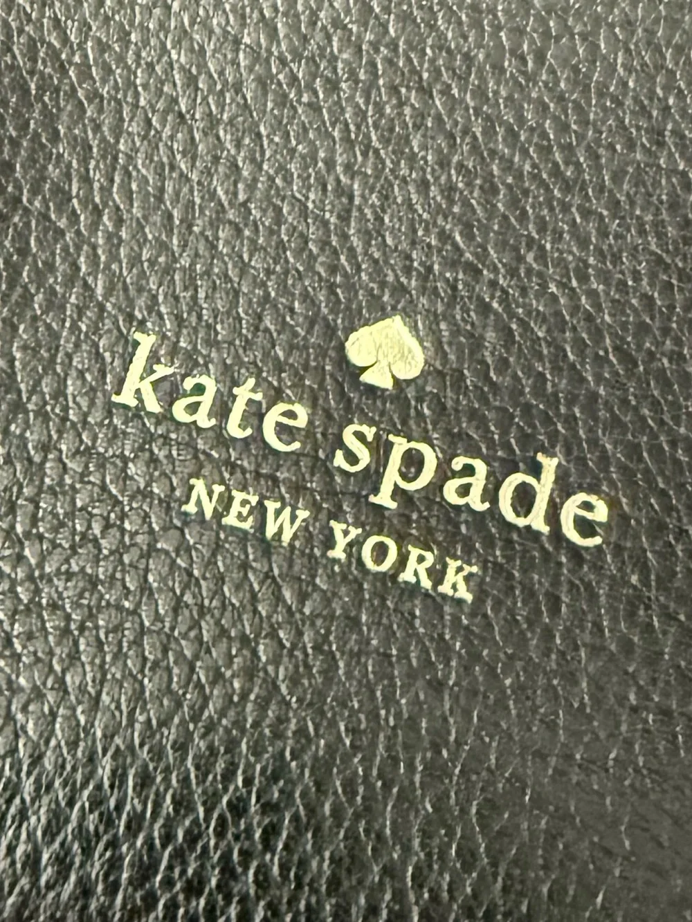 kate spade New York black leather purse